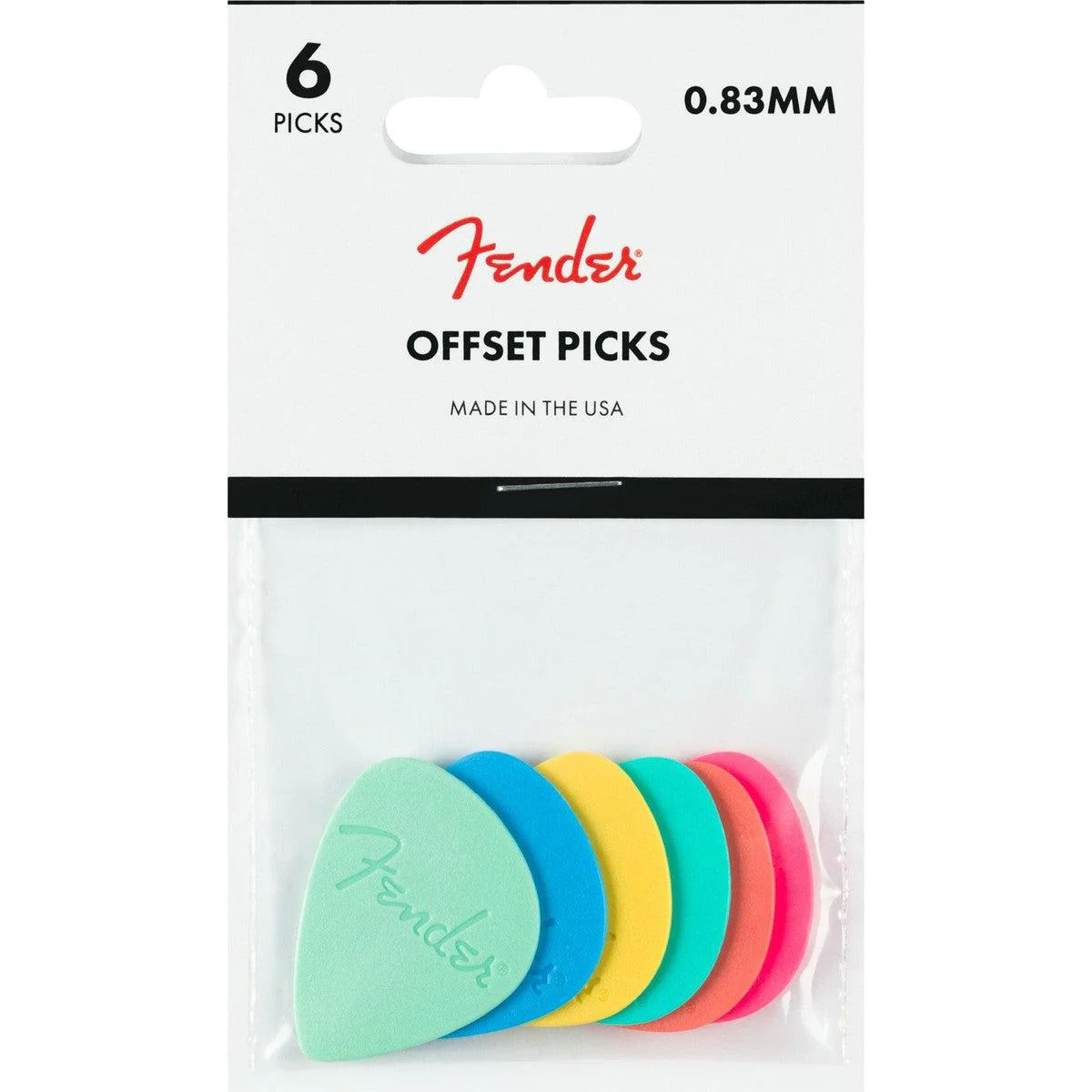 Fender Offset Picks | Multicolor | 6 Pack - Image 2