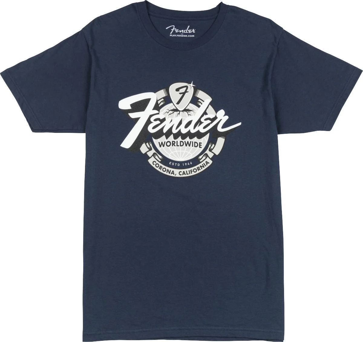 Fender World Wide Tee | Vintage Navy | XL
