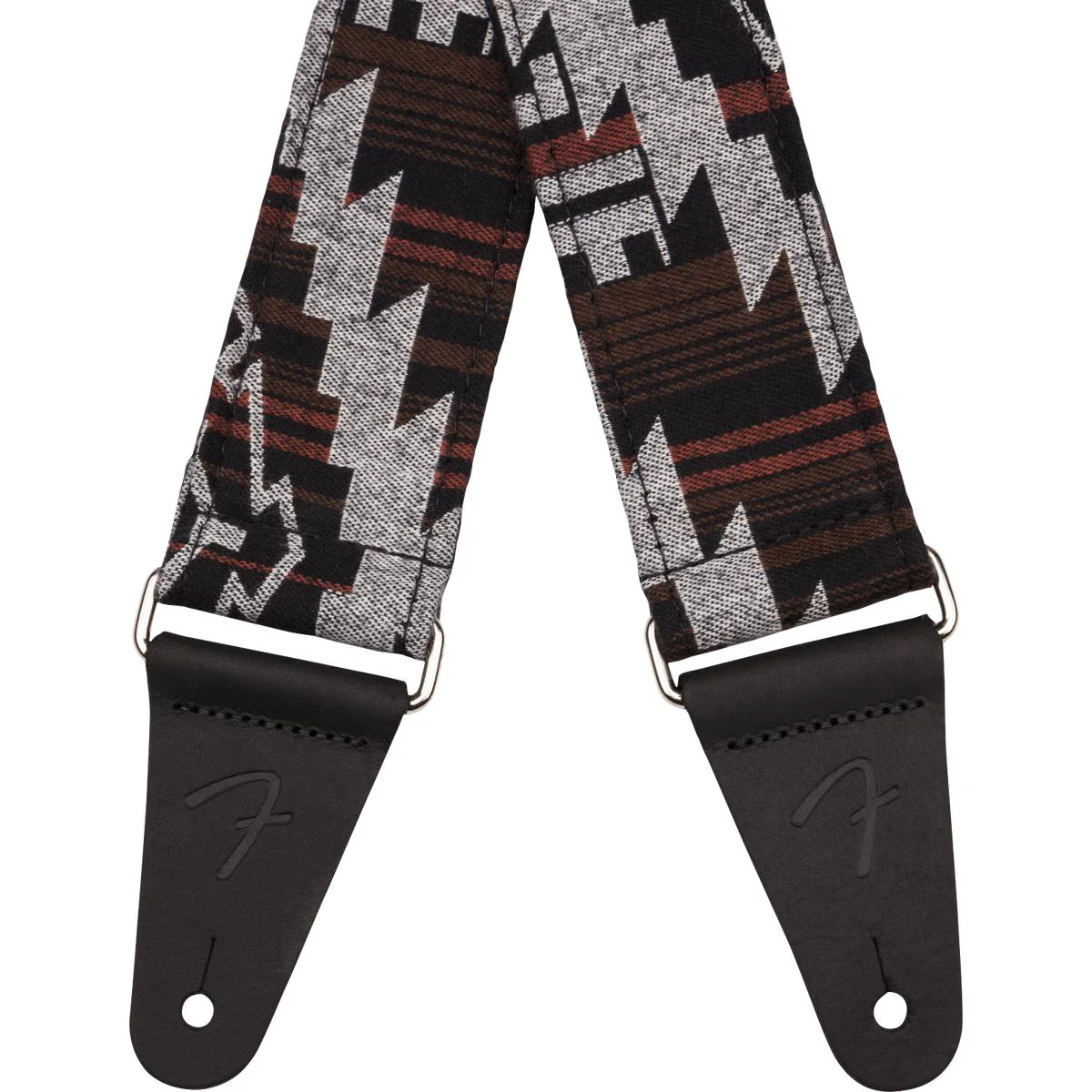 Fender Zion Guitar Strap | Black Aztec (2") - Image 2