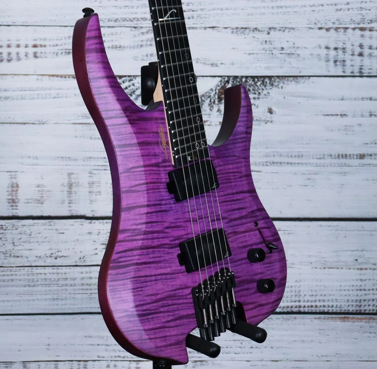 Legator Ghost G6FSS Multiscale Electric Guitar | Magenta - Image 4