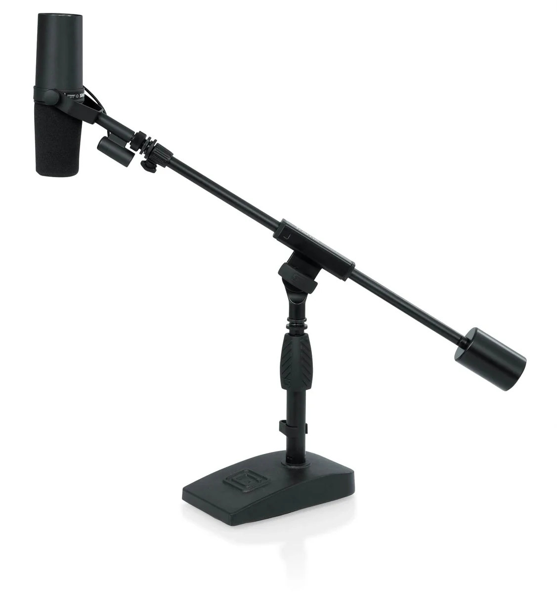 Gator Frameworks Telescoping Boom Mic Stand | Podcasting, Bass Drum, Amps