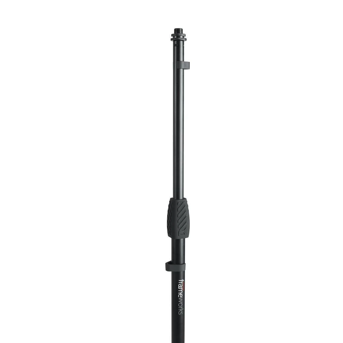 Gator Microphone Stand w/Twist Clutch (12" Round Weighted Base) | Black - Image 2