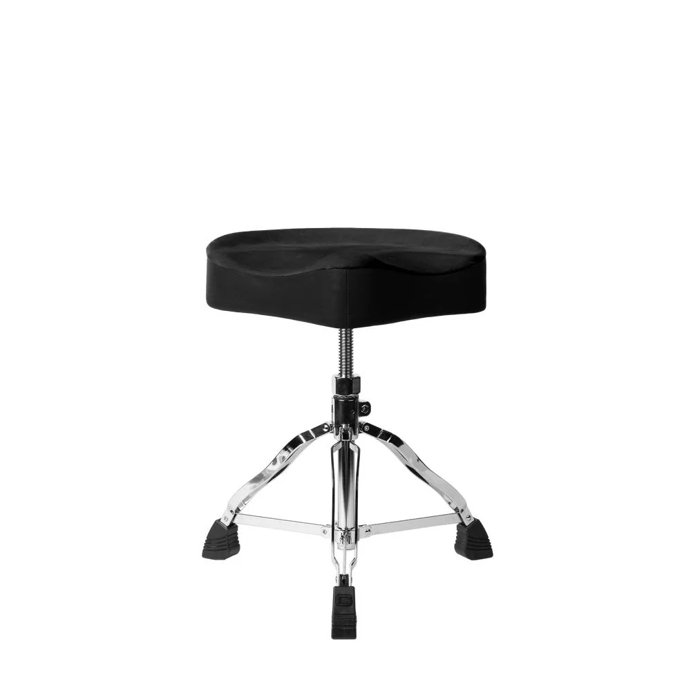 Gator Spindle Drum Throne | Saddle Seat | Black
