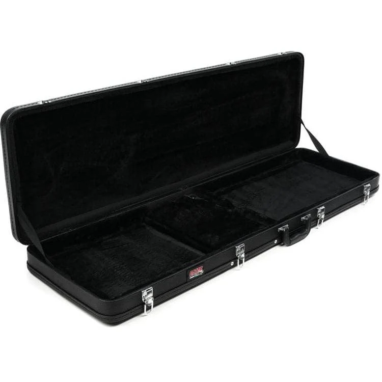 Gator Hard-Shell Wood Case for Bass Guitars | Black