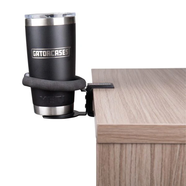 Gator Single Cup Clamping Beverage Holder for Desk Edge - Image 2