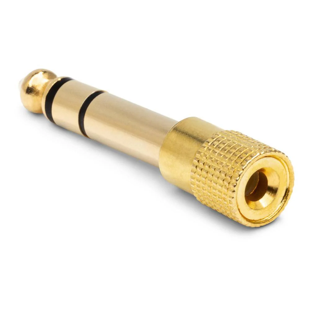 Hosa GHP-105 Headphone Adaptor | 3.5 mm TRS to 1/4 in TRS - Image 2