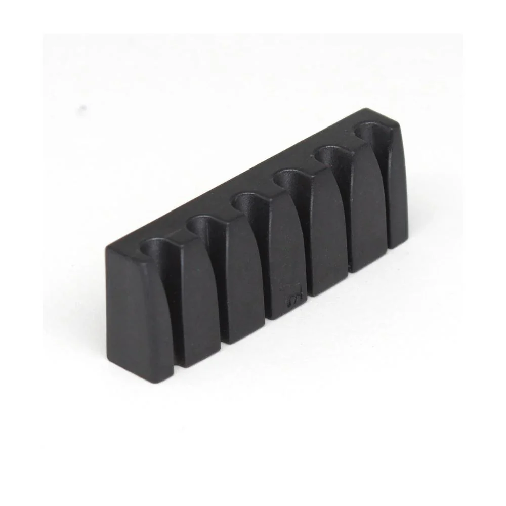 Graph Tech Un-Lock Slotted 6-String Guitar Nut (Floyd Rose Original #3 or #4) | 10" Radius (Black) - Image 4