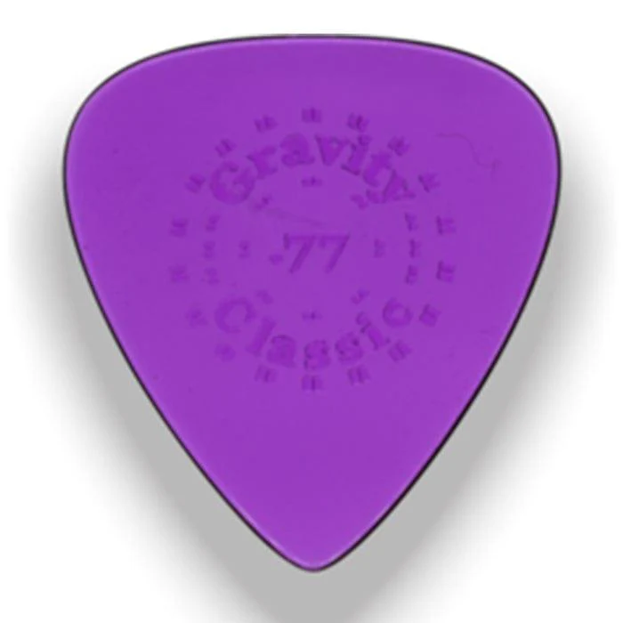 Gravity Picks Classic Standard | 3-Pack | 0.77mm | Polished Purple