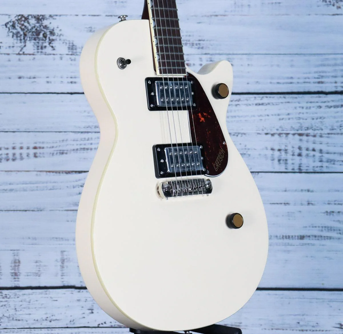 Gretsch Streamliner Jet Club Single Cut Electric Guitar w/Wraparound | Vintage White - Image 4