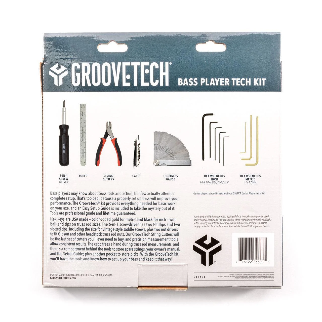 Dunlop GrooveTech Bass Player Tech Kit - Image 4