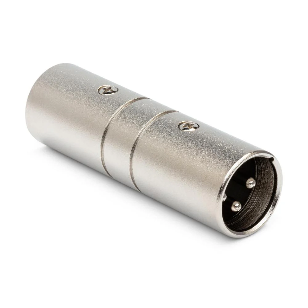 Hosa GXX-144 XLR Gender Changer | XLR Male to XLR Male