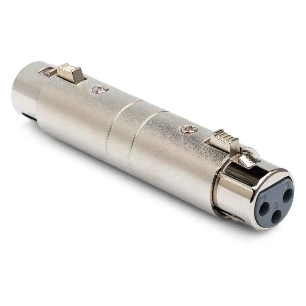 Hosa Audio Adapter | XLR Gender Changer | XLR 3-Pin Female to Same