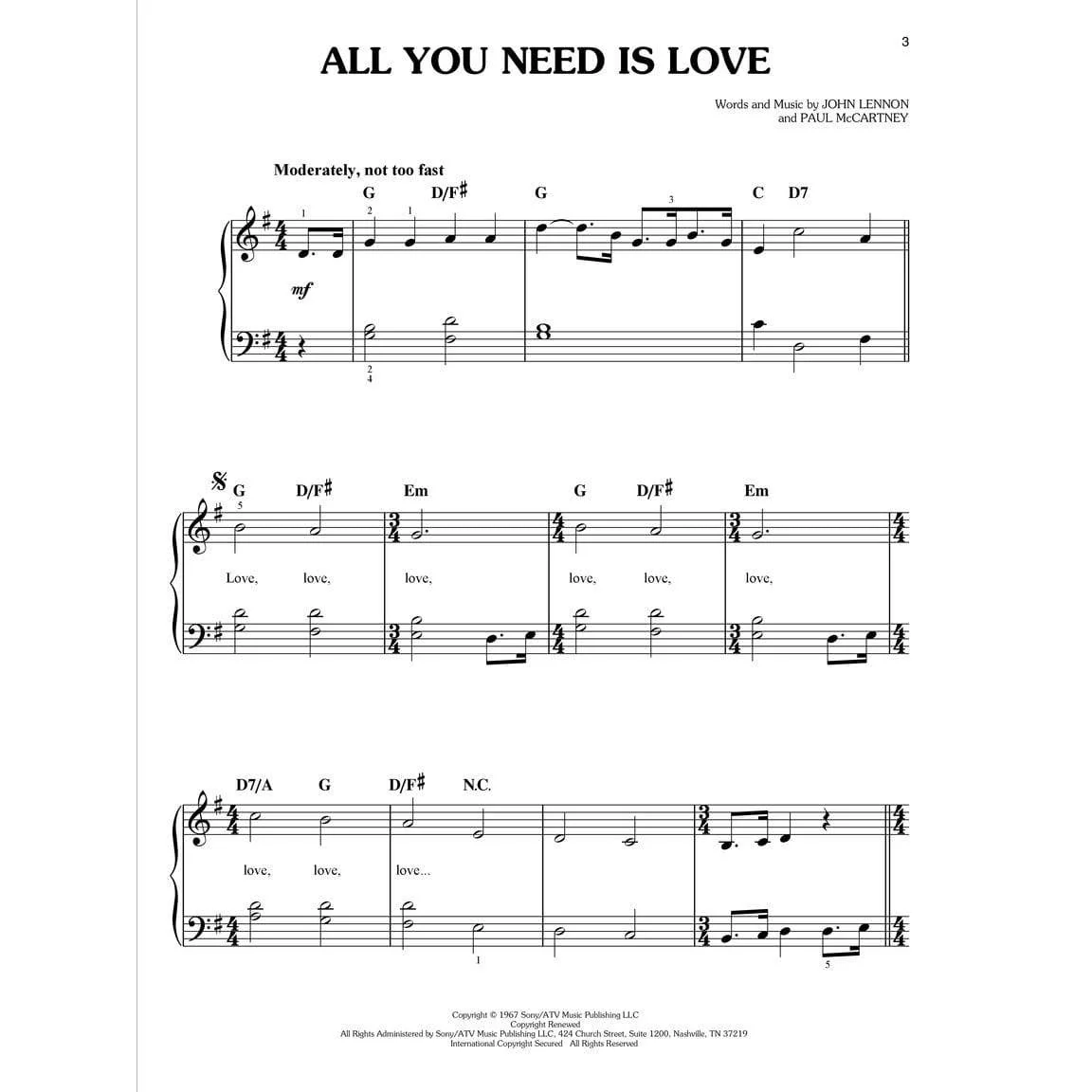 Hal Leonard First 50 Beatles Songs You Should Play on the Piano - Image 3