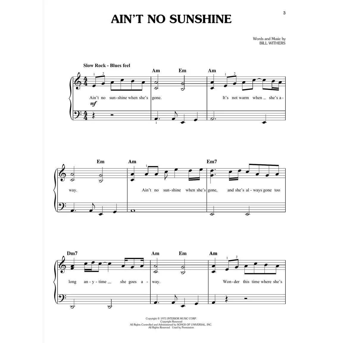 Hal Leonard First 50 Blues Songs You Should Play on the Piano - Image 3