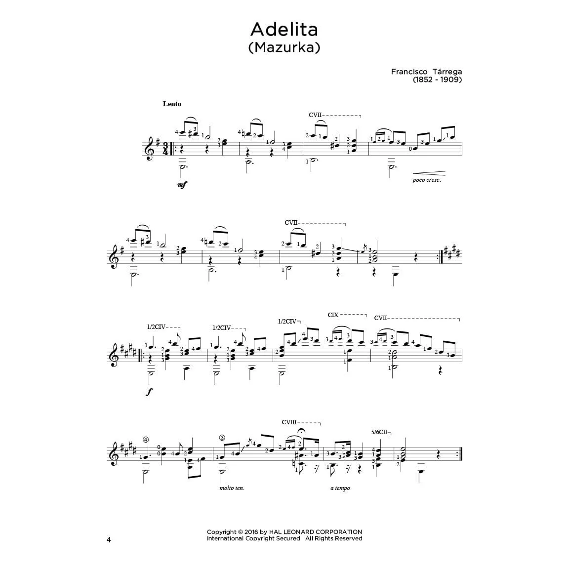 Hal Leonard First 50 Classical Pieces You Should Play on Guitar - Image 3