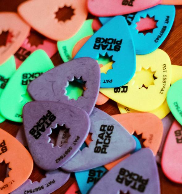 Cleartone Delrin Star Guitar Picks | 1.14mm | 12-Pack - Image 2
