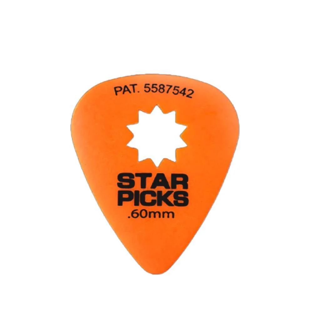 Cleartone Delrin Star Guitar Picks | .60mm | 12-Pack