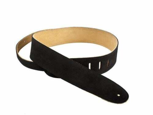 Henry Heller Basic Suede Guitar Strap | Black (2")