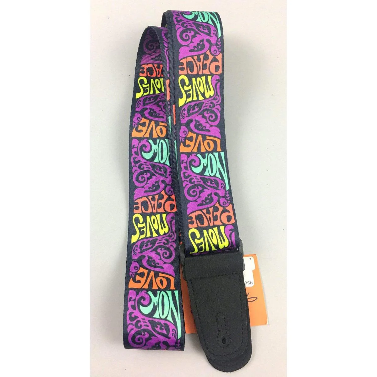 Henry Heller Sublimation Printed Guitar Strap | Now Love Moves Peace (2") - Image 2
