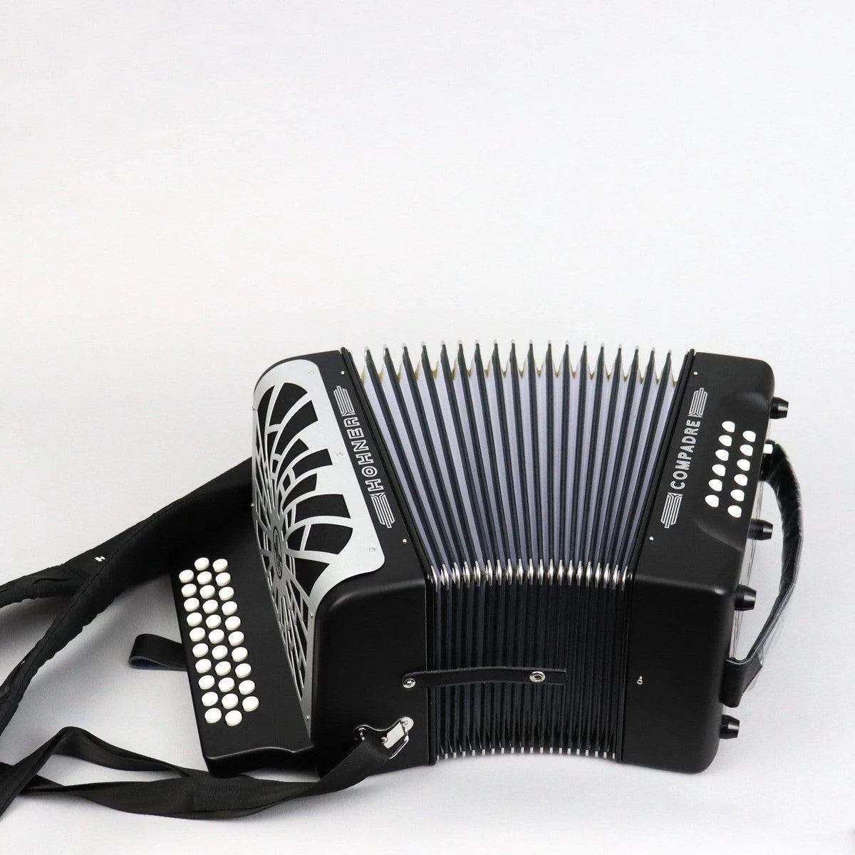 Hohner Compadre Accordion | GCF Key | Diatonic Black - Image 3