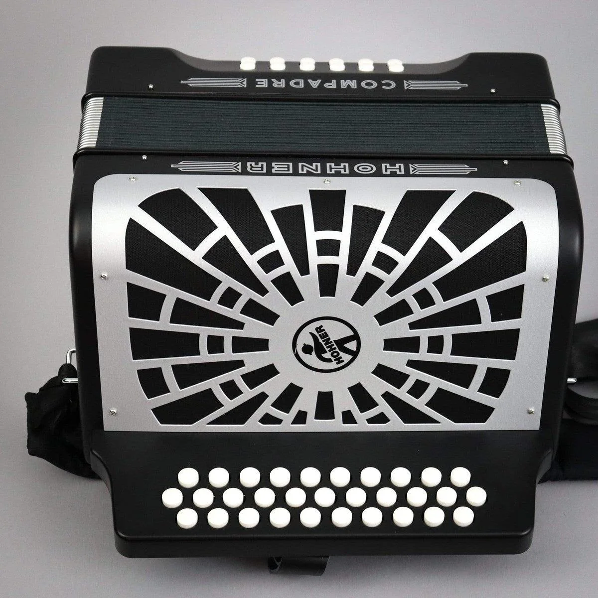 Hohner Compadre Accordion | GCF Key | Diatonic Black - Image 4