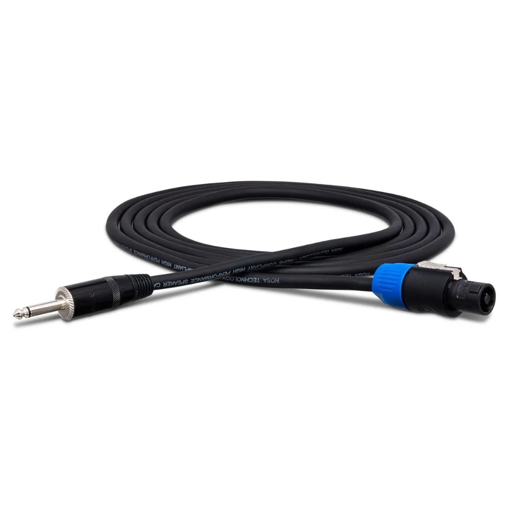 Hosa Pro Speaker Cable | SpeakerOn to TS | 3ft