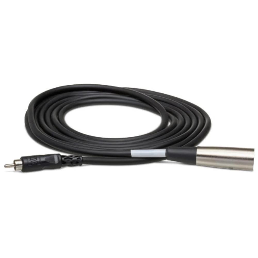 Hosa Unbalanced Interconnect Cable | RCA (Male) to XLR3 (Male) | 10ft