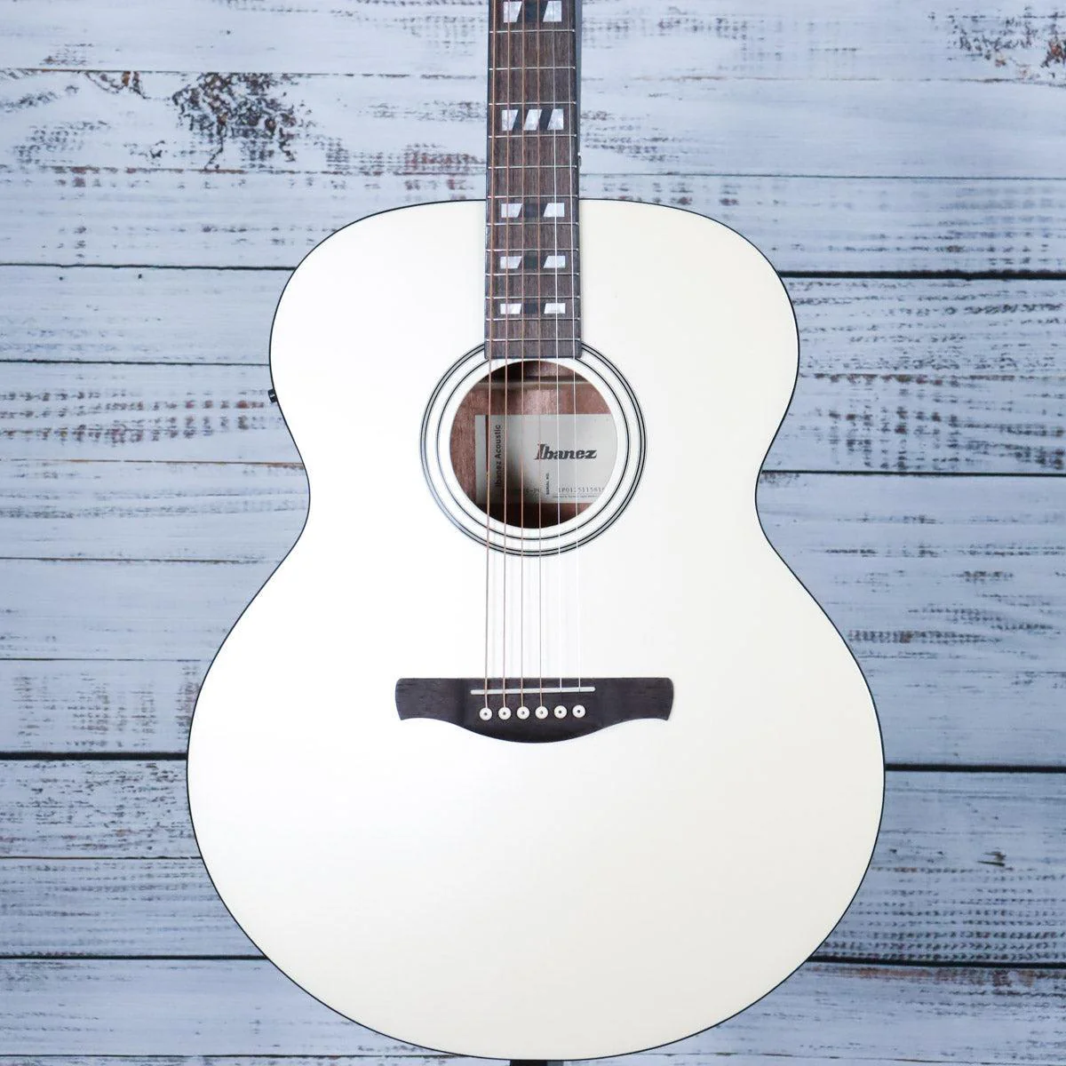 Ibanez AJ70M2E Artwood Jumbo Acoustic-Electric Guitar | Pearl White High Gloss