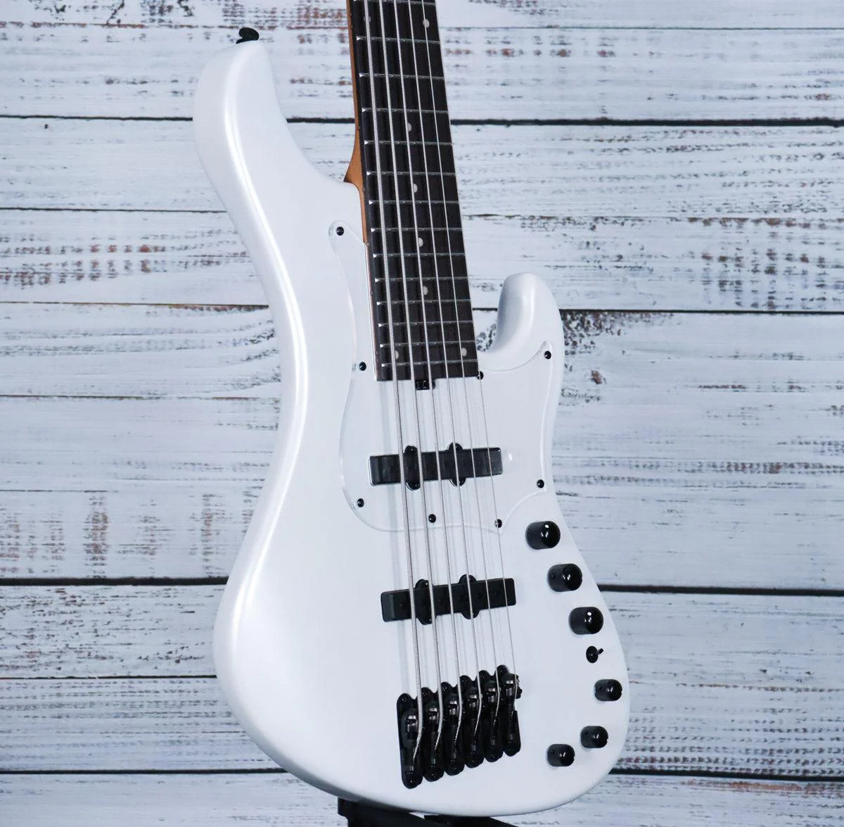 Ibanez Mode MDM1006 6-String Bass w/Bag | Pearl White - Image 4