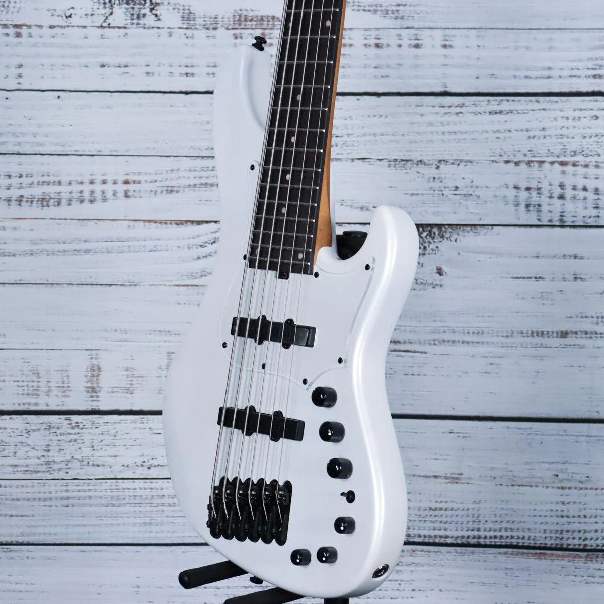 Ibanez Mode MDM1006 6-String Bass w/Bag | Pearl White - Image 5