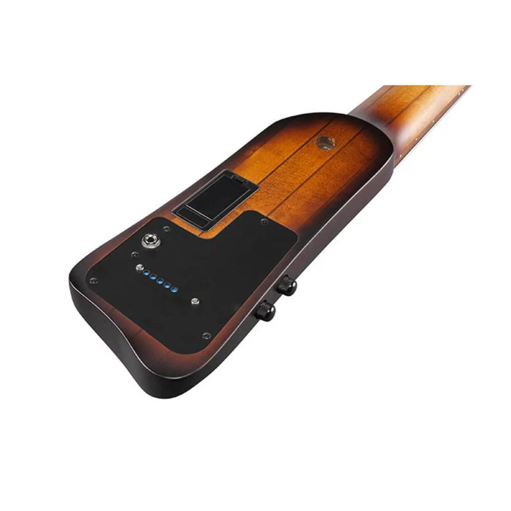 Ibanez UB805 Fretless 5-String Upright Bass Guitar w/Gig Bag & Stand | Mahogany Oil Burst - Image 5