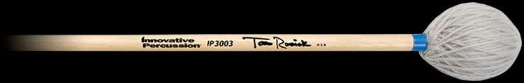 Innovative Percussion IP3003 Tom Rarick Medium Hard Marimba Mallets | Pewter Yarn