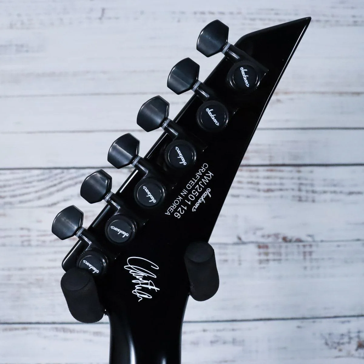 Jackson Signature (Gojira) Christian Andreu Rhoads Pro Plus Electric Guitar w/Case | Black - Image 4