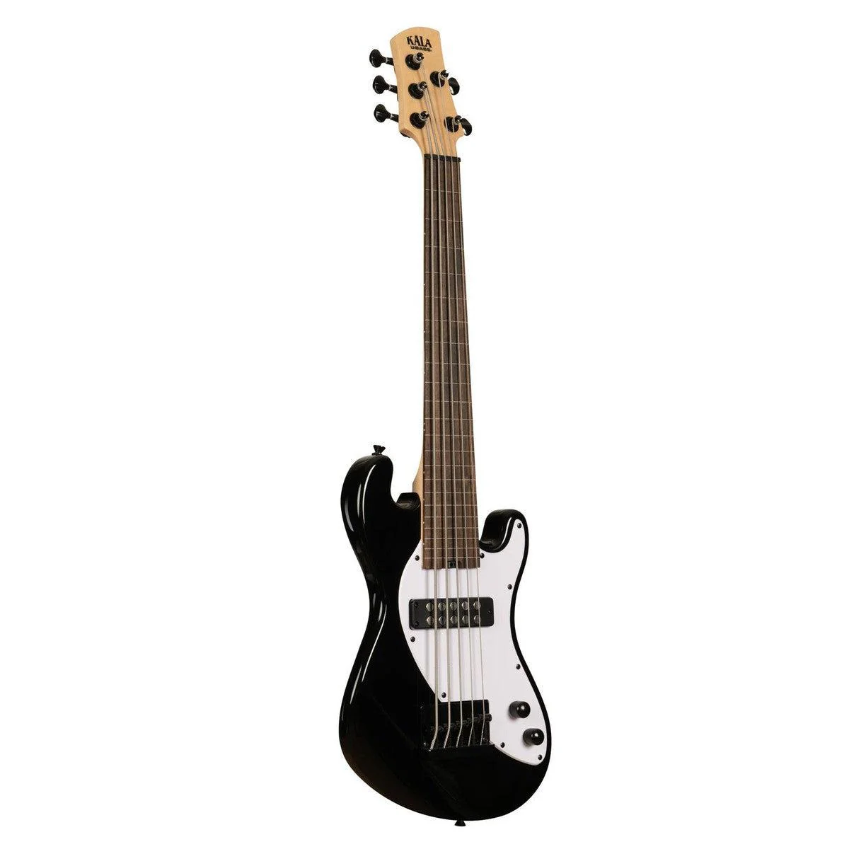 Kala Solid Body 5-String U Bass Guitar | Fretless | Jet Black