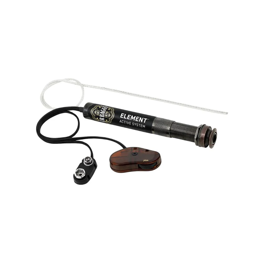 L.R. Baggs Element Active System Undersaddle Pickup for Nylon Acoustic Guitars | Volume, Tone, Compression