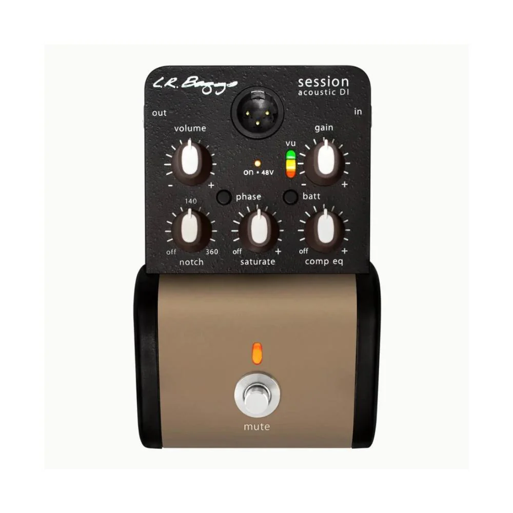 L.R. Baggs Session DI Acoustic Guitar Preamp + Direct Box | Saturation, Compression EQ