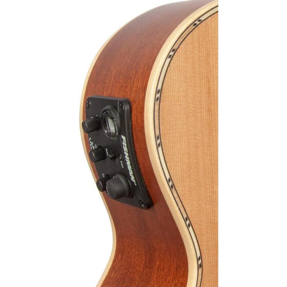 Lanikai Acoustic/Electric Concert Ukulele | Solid Cedar Top - Image 4