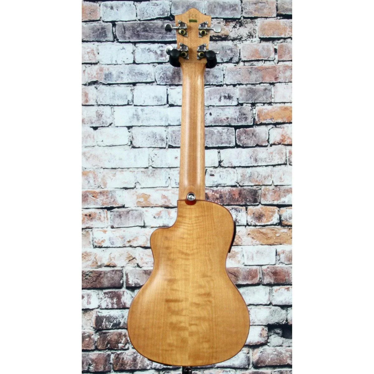Lanikai Acoustic-Electric Thin Body Concert Ukulele | Flame Maple - Image 5