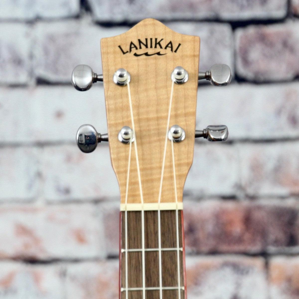Lanikai Acoustic-Electric Thin Body Tenor Ukulele | Flame Maple - Image 5