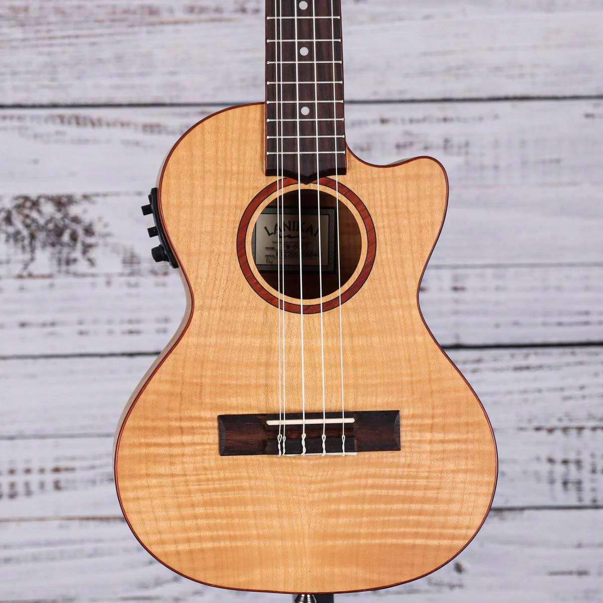Lanikai 5-String Tenor Electric Ukulele | Flame Maple