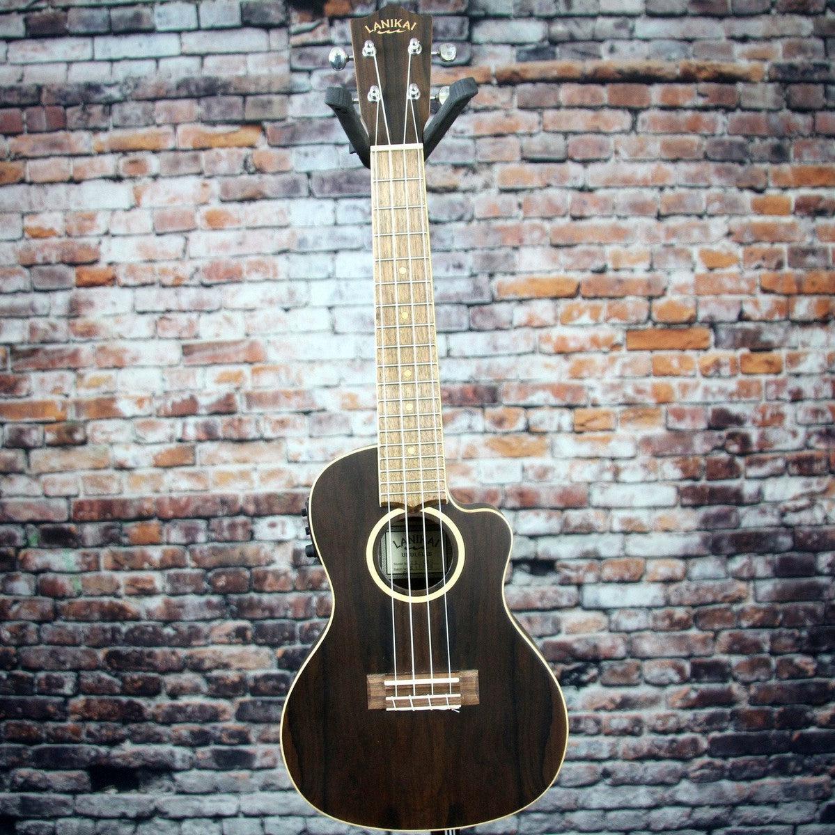 Lanikai Concert Ukulele w/Kula Preamp & Gig Bag | Ziricote