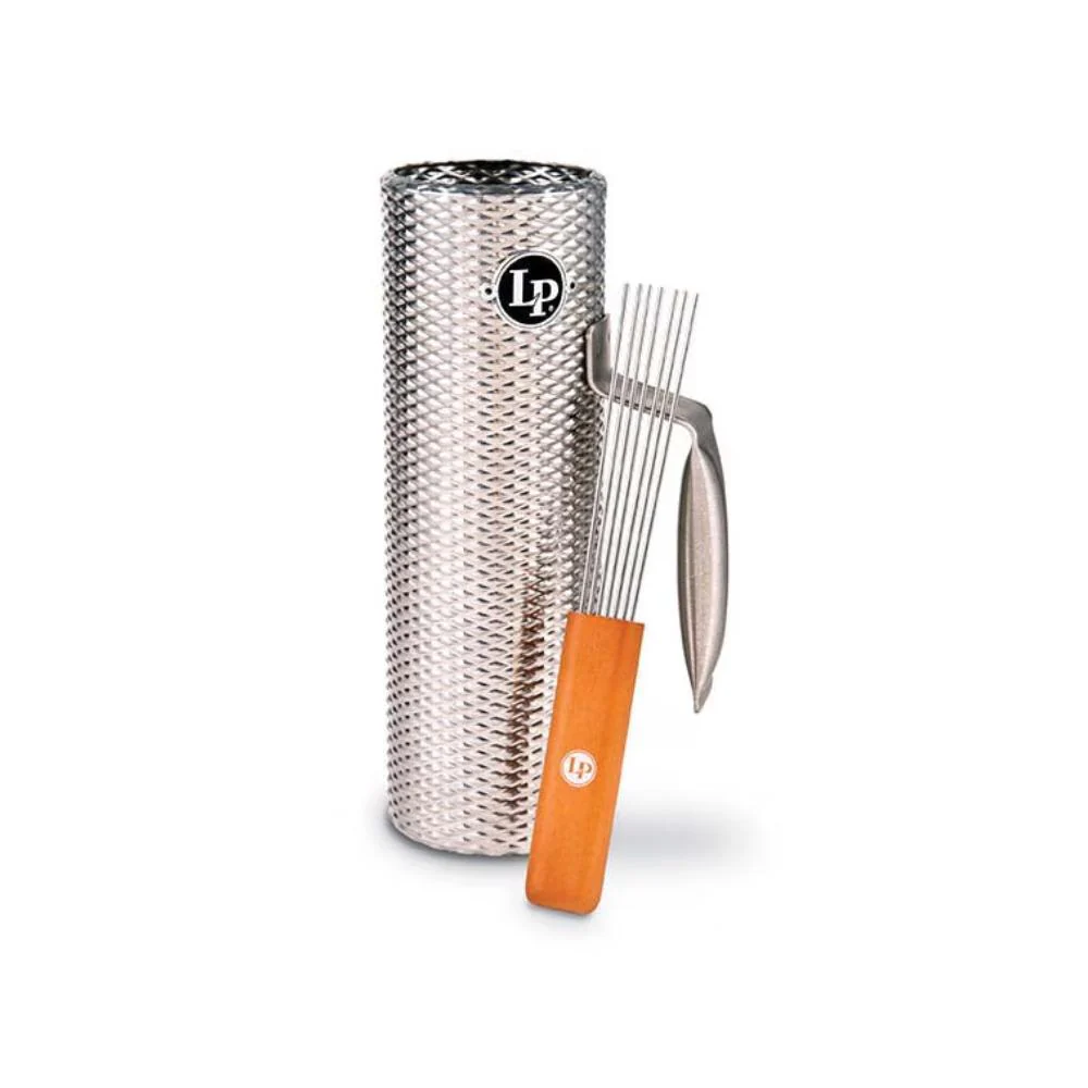 Latin Percussion Mini Merengue Guiro w/Scraper | Steel
