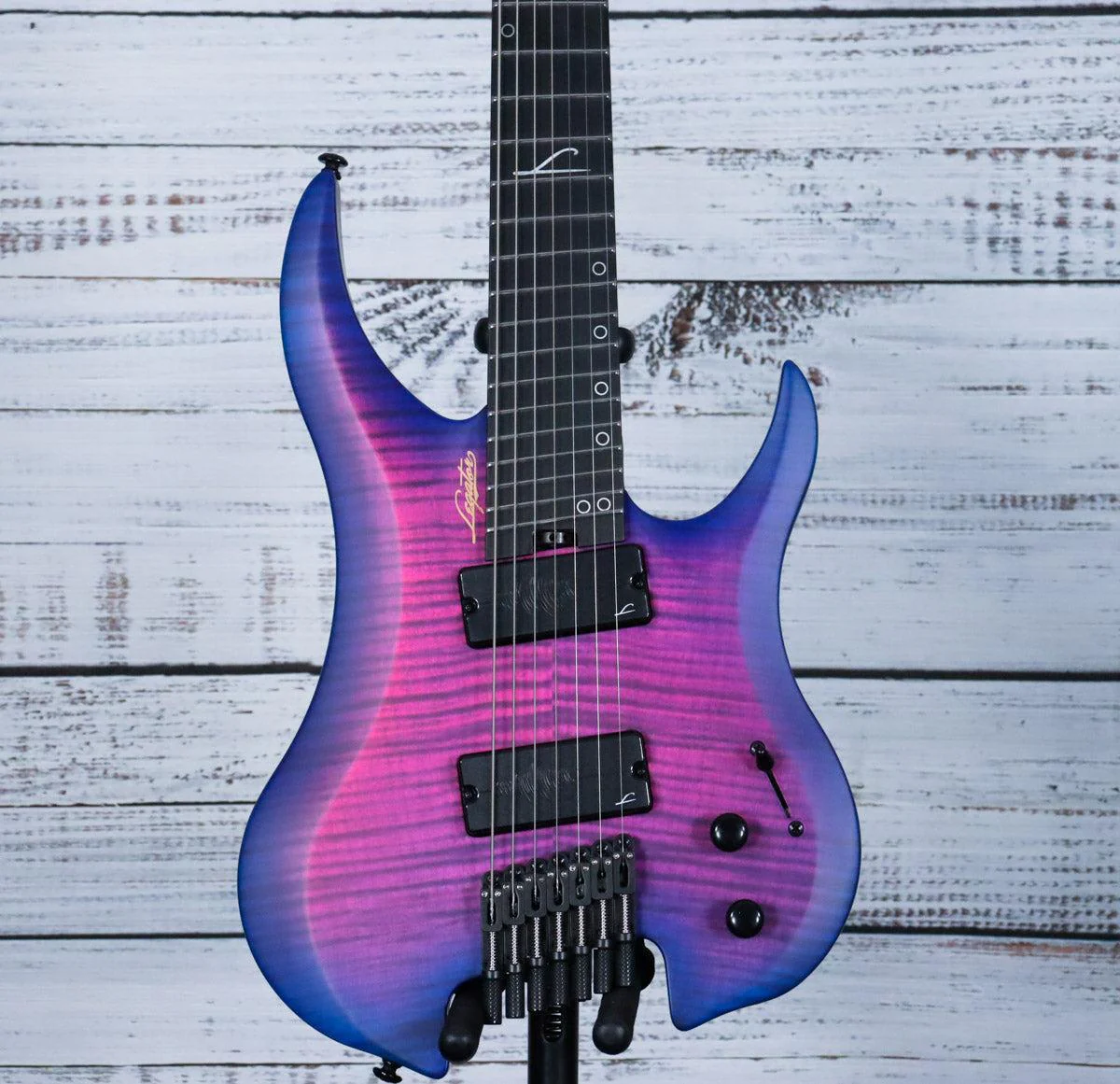 Legator Ghost G7FSS Multiscale Headless7-String Electric Guitar | Hyper Nova Blue