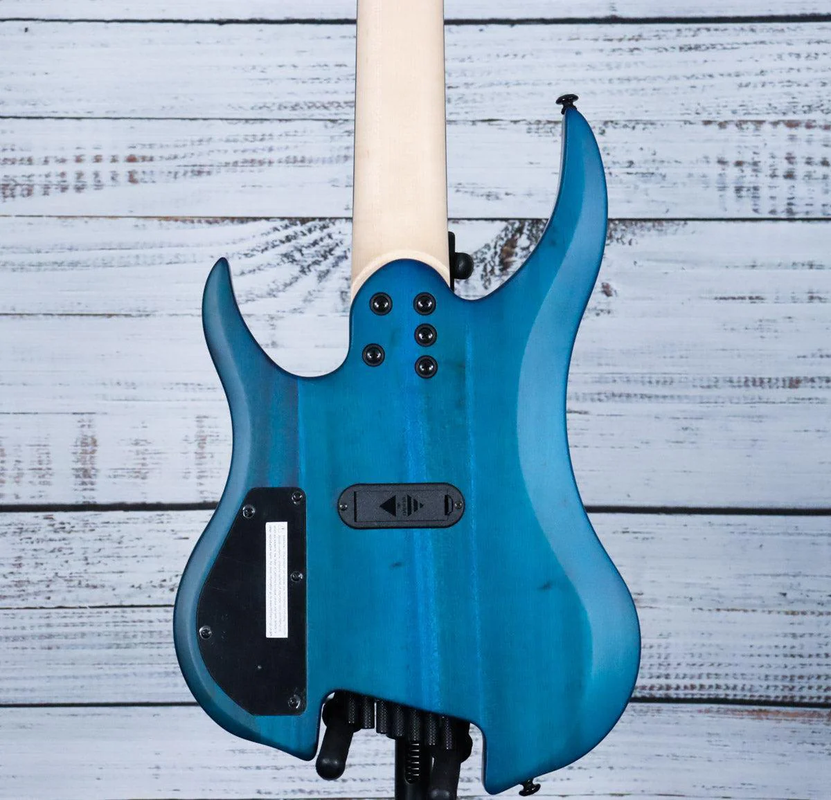 Legator Ghost G7FSS Multiscale Headless7-String Electric Guitar | Hyper Nova Blue - Image 2