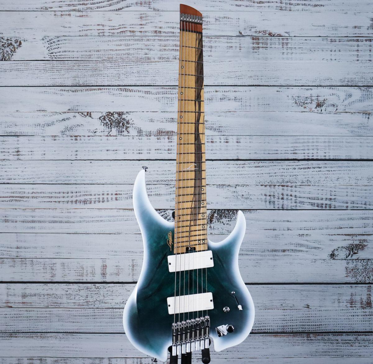 Legator Ghost G8FOD 8 String Multiscale Electric Guitar | Arctic Blue (IN STOCK) - Image 3