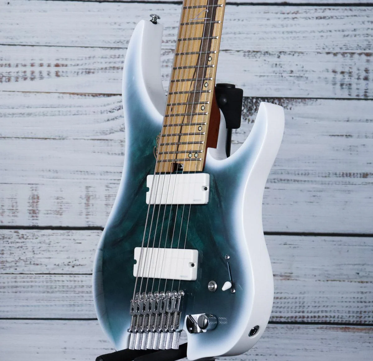 Legator Ghost G8FOD 8 String Multiscale Electric Guitar | Arctic Blue (IN STOCK) - Image 5