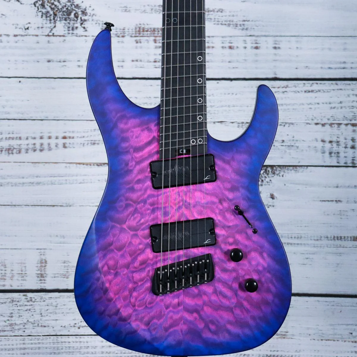 Legator Ninja N7FSS Multiscale 7-StringElectric Guitar | Hyper Nova Blue