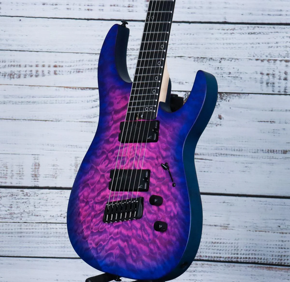 Legator Ninja N7FSS Multiscale 7-StringElectric Guitar | Hyper Nova Blue - Image 5