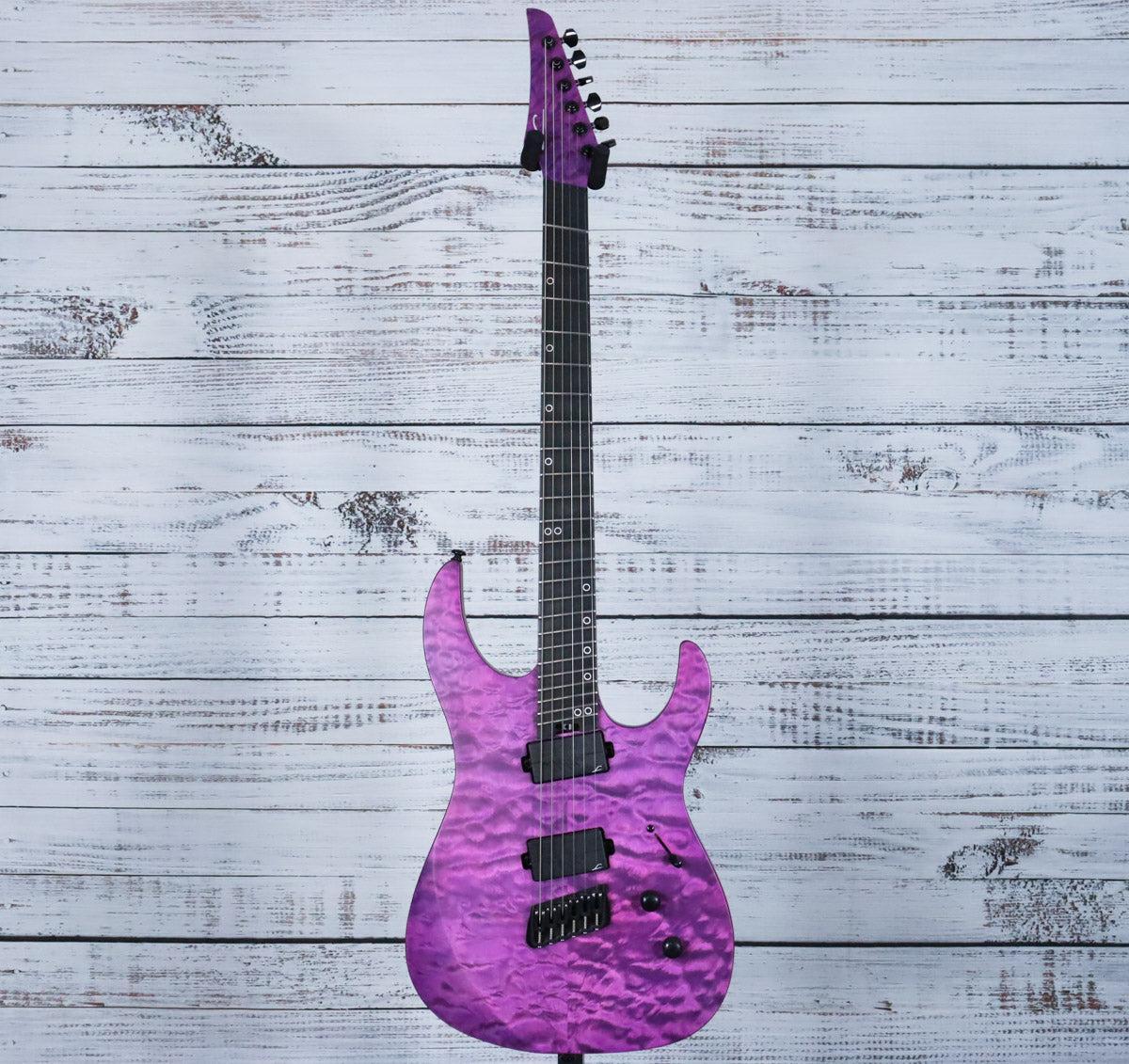 Legator Ninja N6FSS Multiscale Electric Guitar | Satin Purple - Image 3