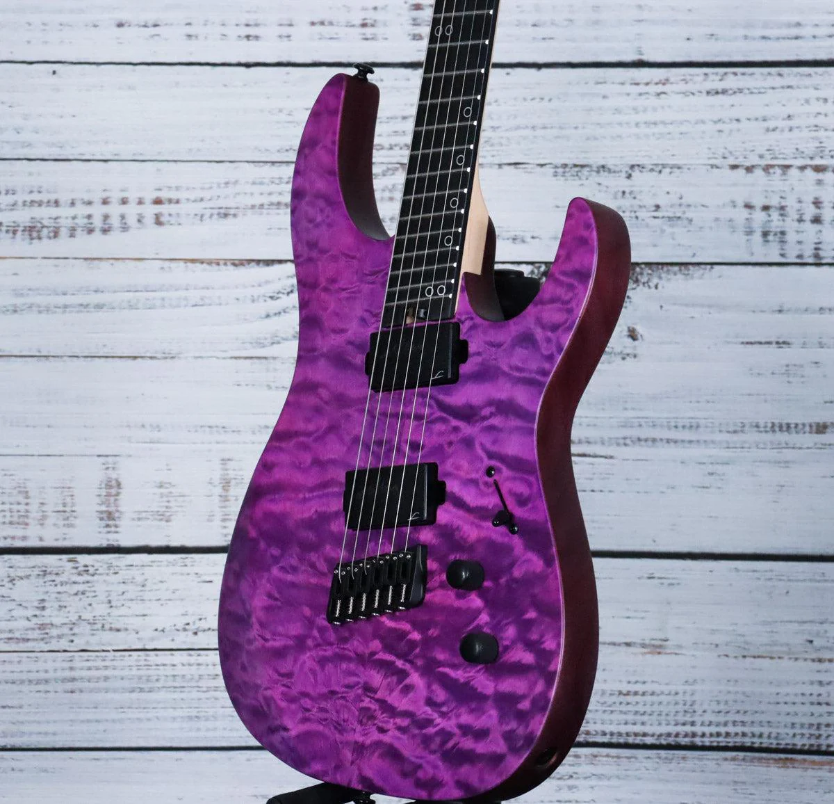 Legator Ninja N6FSS Multiscale Electric Guitar | Satin Purple - Image 5